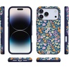 image:imageCasely iPhone 17 Pro Max Case  Full Bloom  Navy Floral  Bold Protective Design  Compatible with MagSafe