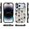 image:imageCasely iPhone 17 Pro Max Case  Goth Girlie  Black Bows  Bold Protective Design  Compatible with MagSafe
