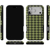 image:imageCasely iPhone 17 Pro Max Case  Harlequin Wicked Diamond  Black and Green  Bold Protective Design  MagSafe Compatible Design