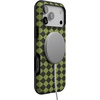 image:imageCasely iPhone 17 Pro Max Case  Harlequin Wicked Diamond  Black and Green  Bold Protective Design  MagSafe Compatible Design