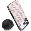 image:imageCasely iPhone 17 Pro Max Case  Lovebug  Mauve Hearts  Bold Protective Design  MagSafe Compatible Design