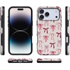 image:imageCasely iPhone 17 Pro Max Case  Lover Girlie  Pink Bows  Bold Protective Design  Compatible with MagSafe
