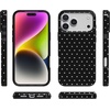 image:imageCasely iPhone 17 Pro Max Case  On the Dot  Black Polka Dot  Compatible with MagSafe  Classic Ultra Slim Design