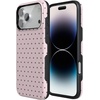 image:imageCasely iPhone 17 Pro Max Case  On the Dot  Pink amp Brown Polka Dot  Bold Protective Design  Compatible with MagSafe
