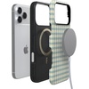 image:imageCasely iPhone 17 Pro Max Case  Pastel Picnic  Blue amp Green Gingham  Bold Protective Design  Compatible with MagSafe