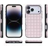 image:imageCasely iPhone 17 Pro Max Case  Pink Plaid  Sunday Best  Bold Protective Design  Compatible with MagSafe