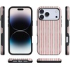 image:imageCasely iPhone 17 Pro Max Case  Pretty in Pastel  Blush Stripes  Bold Protective Design  MagSafe Compatible Design
