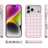 image:imageCasely iPhone 17 Pro Max Case  Sunday Best  Pink Plaid  Compatible with MagSafe  Classic Ultra Slim Design