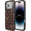 image:imageCasely iPhone 17 Pro Max Case  Teddy Bows  Brown Polka Dot  Bold Protective Design  MagSafe Compatible Design