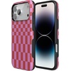 image:imageCasely iPhone 17 Pro Max Case  Vibe Check  Pink Checkerboard  Bold Protective Design  Compatible with MagSafe