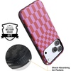 image:imageCasely iPhone 17 Pro Max Case  Vibe Check  Pink Checkerboard  Bold Protective Design  Compatible with MagSafe