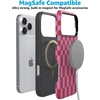image:imageCasely iPhone 17 Pro Max Case  Vibe Check  Pink Checkerboard  Bold Protective Design  Compatible with MagSafe
