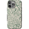 image:imageCasely iPhone 13 Pro Max Case  Green Floral  Sage Garden  Bold Protective Design  Compatible with MagSafe