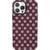 image:imageCasely iPhone 13 Pro Max Case  Spotted in SoHo  Burgundy Polka Dot  Bold Protective Design  Compatible with MagSafe