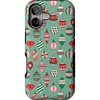 image:imageCasely iPhone 16 Case  All Decked Out  Festive Ornaments  Bold Protective Design  MagSafe Compatible Design