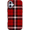 image:imageCasely iPhone 16 Case  As if  Red Plaid  Bold Protective Design  MagSafe Compatible Design
