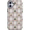 image:imageCasely iPhone 16 Case  Bear Hugs  Teddy Squares  Bold Protective Design  MagSafe Compatible Design