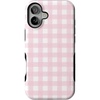 image:imageCasely iPhone 16 Case  Pink Plaid  Sunday Best  Bold Protective Design  Compatible with MagSafe