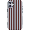 image:imageCasely iPhone 16 Case  Sunday in Brooklyn  Chocolate Blue Stripes  Bold Protective Design  Compatible with MagSafe