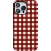image:imageCasely iPhone 16 Pro Max Case  Checked Twice  Red Plaid  Bold Protective Design  MagSafe Compatible Design
