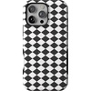 image:imageCasely iPhone 16 Pro Max Case  Harlequin Salem Diamond  Black and White  Bold Protective Design  MagSafe Compatible Design