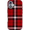 image:imageCasely iPhone 17 Case  As if  Red Plaid  Bold Protective Design  MagSafe Compatible Design
