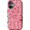 image:imageCasely iPhone 17 Case  Blush Garden  Floral Doodle  Bold Protective Design  Compatible with MagSafe