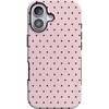 image:imageCasely iPhone 17 Case  On the Dot  Pink amp Brown Polka Dot  Bold Protective Design  Compatible with MagSafe