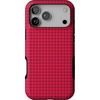 image:imageCasely iPhone 17 Pro Max Case  Best Dressed  Red Houndstooth  Bold Protective Design  MagSafe Compatible Design