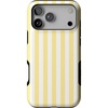 image:imageCasely iPhone 17 Pro Max Case  Butter Yellow Stripes  Sunday Best  Bold Protective Design  Compatible with MagSafe