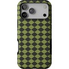 image:imageCasely iPhone 17 Pro Max Case  Harlequin Wicked Diamond  Black and Green  Bold Protective Design  MagSafe Compatible Design