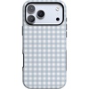 image:imageCasely iPhone 17 Pro Max Case  Pastel Picnic  Blue Gingham  Bold Protective Design  Compatible with MagSafe
