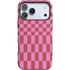 image:imageCasely iPhone 17 Pro Max Case  Vibe Check  Pink Checkerboard  Bold Protective Design  Compatible with MagSafe