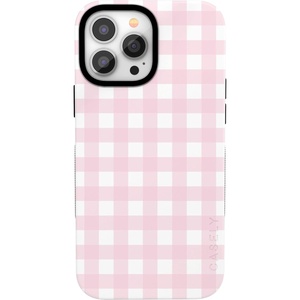 image:imageCasely iPhone 13 Pro Max Case  Pink Plaid  Sunday Best  Bold Protective Design  Compatible with MagSafe