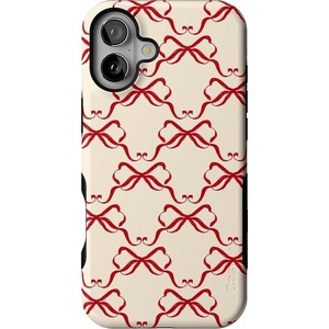 image:imageCasely iPhone 16 Case  All Wrapped Up  Vintage Bows  Bold Protective Design  MagSafe Compatible Design