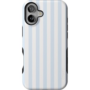 image:imageCasely iPhone 16 Case  Blue Stripes  Sunday Best  Bold Protective Design  Compatible with MagSafe