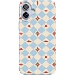 image:imageCasely iPhone 16 Case  Chelsea Checker  Starlight Tiles  Compatible with MagSafe  Classic Ultra Slim Design