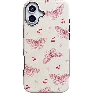 image:imageCasely iPhone 16 Case  Heart Flutters  Butterfly  Bold Protective Design  Compatible with MagSafe