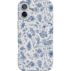 image:imageCasely iPhone 16 Case  Hop amp Bloom  Bunny Toile  Compatible with MagSafe  Classic Ultra Slim Design