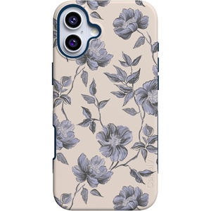 image:imageCasely iPhone 16 Case  Ink amp Iris  Vintage Floral  Bold Protective Design  Compatible with MagSafe