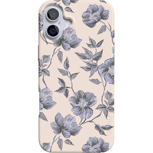 image:imageCasely iPhone 16 Case  Ink amp Iris  Vintage Floral  Compatible with MagSafe  Classic Ultra Slim Design