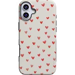 image:imageCasely iPhone 16 Case  Love Letters  Doodle Hearts  Bold Protective Design  MagSafe Compatible Design