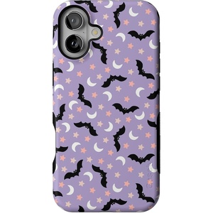 image:imageCasely iPhone 16 Case  Midnight Flight  Celestial Bats  Bold Protective Design  MagSafe Compatible Design