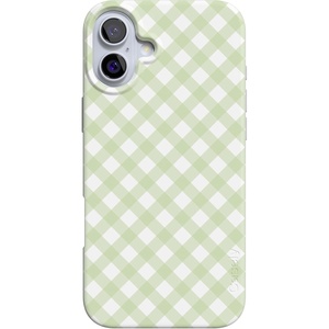 image:imageCasely iPhone 16 Case  Mint Lattice  Sunday Best  Compatible with MagSafe  Classic Ultra Slim Design