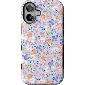 image:imageCasely iPhone 16 Case  Poppy Meadows  Pastel Floral  Bold Protective Design  Compatible with MagSafe