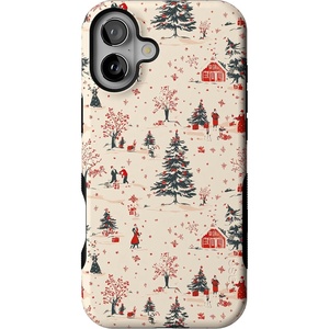 image:imageCasely iPhone 16 Case  Winter Nostalgia  Vintage Holiday  Bold Protective Design  MagSafe Compatible Design