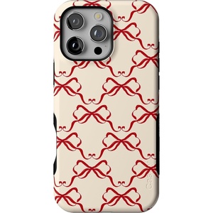 image:imageCasely iPhone 16 Pro Max Case  All Wrapped Up  Vintage Bows  Bold Protective Design  MagSafe Compatible Design