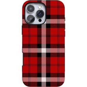 image:imageCasely iPhone 16 Pro Max Case  As if  Red Plaid  Bold Protective Design  MagSafe Compatible Design