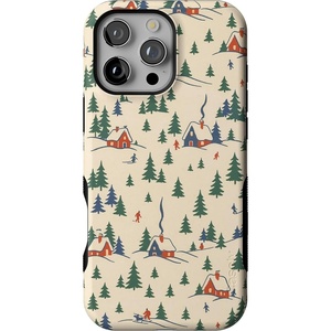 image:imageCasely iPhone 16 Pro Max Case  Chalet All Day  Winter Village  Bold Protective Design  MagSafe Compatible Design