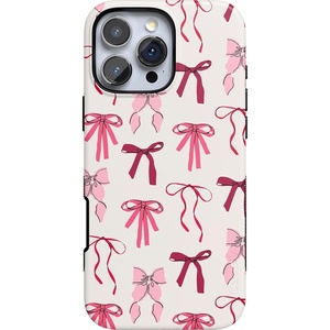 image:imageCasely iPhone 16 Pro Max Case  Lover Girlie  Pink Bows  Bold Protective Design  Compatible with MagSafe